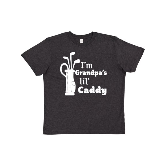 Inktastic I'm Grandpa's Lil' Caddy- golf for kids Youth T-Shirt