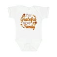 thumbnail image 1 of Inktastic I'm Grateful for My Family in Orange with Fall Leaves Boys or Girls Baby Bodysuit, 1 of 5