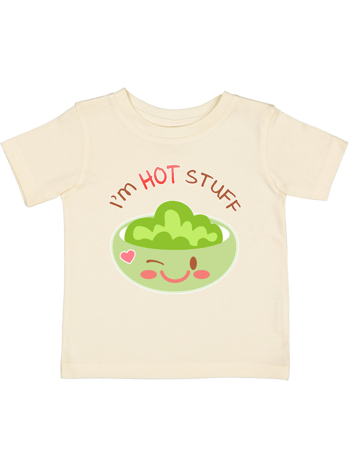 Inktastic I'm Hot Stuff Cute Wasabi Dish Boys or Girls Baby TShirt