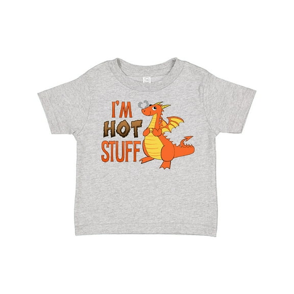 Inktastic I'm Hot Stuff- cute dragon Boys or Girls Toddler T-Shirt