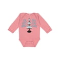 thumbnail image 1 of Inktastic I'm Just Here for the Cake Funny Wedding Boys or Girls Long Sleeve Baby Bodysuit, 1 of 5