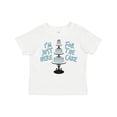 thumbnail image 1 of Inktastic I'm Just Here for the Cake Funny Wedding Boys or Girls Toddler T-Shirt, 1 of 5