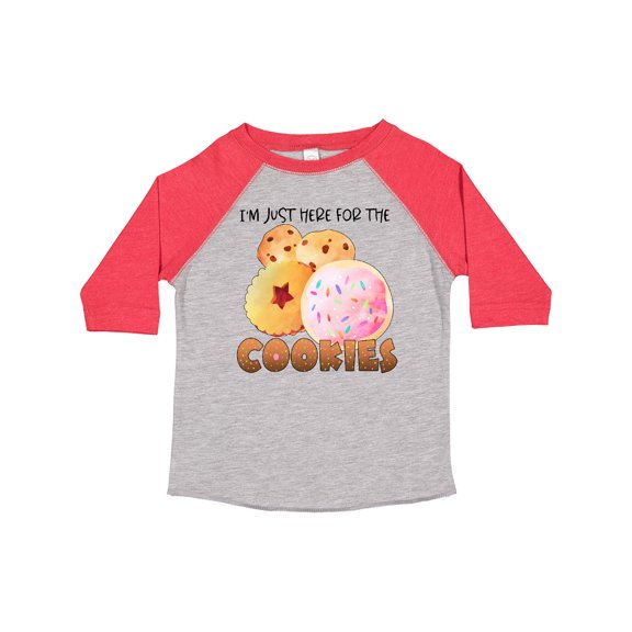 Inktastic I'm Just Here for the Cookies Boys or Girls Toddler T-Shirt