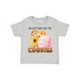 thumbnail image 1 of Inktastic I'm Just Here for the Cookies Boys or Girls Toddler T-Shirt, 1 of 5