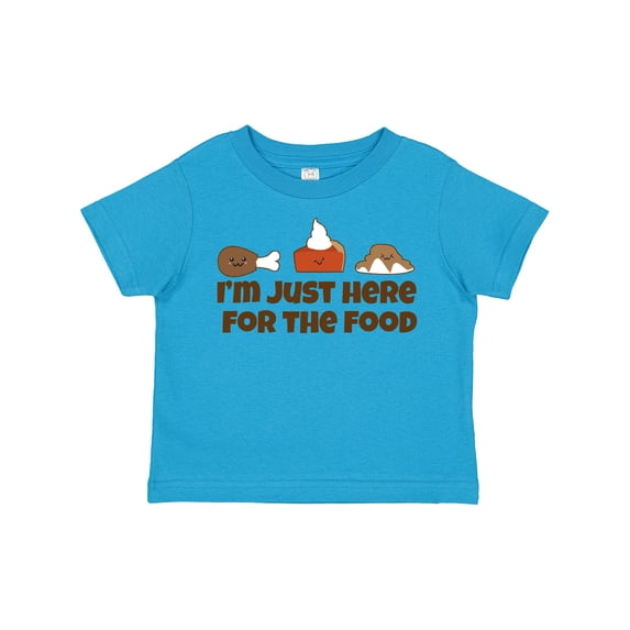 Inktastic I'm Just Here for the Food Boys or Girls Toddler T-Shirt