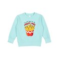 thumbnail image 1 of Inktastic I'm Just Here for the French Fries Toddler Sweatshirt, 1 of 4