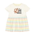 thumbnail image 1 of Inktastic I'm Just Here for the Pretzels Oktoberfest Girls Baby Dress, 1 of 5