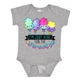 thumbnail image 1 of Inktastic I'm Just Here for the Sweets with Spun Sugar Candy Boys or Girls Baby Bodysuit, 1 of 5