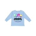 thumbnail image 1 of Inktastic I'm Just Here for the Sweets with Spun Sugar Candy Boys or Girls Long Sleeve Toddler T-Shirt, 1 of 5