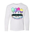 thumbnail image 1 of Inktastic I'm Just Here for the Sweets with Spun Sugar Candy Long Sleeve Youth T-Shirt, 1 of 5