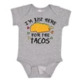 thumbnail image 1 of Inktastic I'm Just Here for the Tacos Cinco De Mayo Boys or Girls Baby Bodysuit, 1 of 5