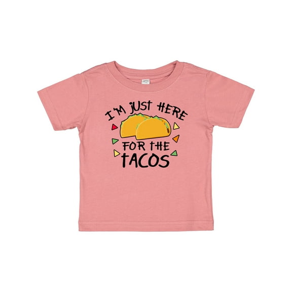 Inktastic I'm Just Here for the Tacos Cinco De Mayo Boys or Girls Baby T-Shirt