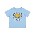 thumbnail image 1 of Inktastic I'm Just Here for the Tacos Cinco De Mayo Boys or Girls Baby T-Shirt, 1 of 5