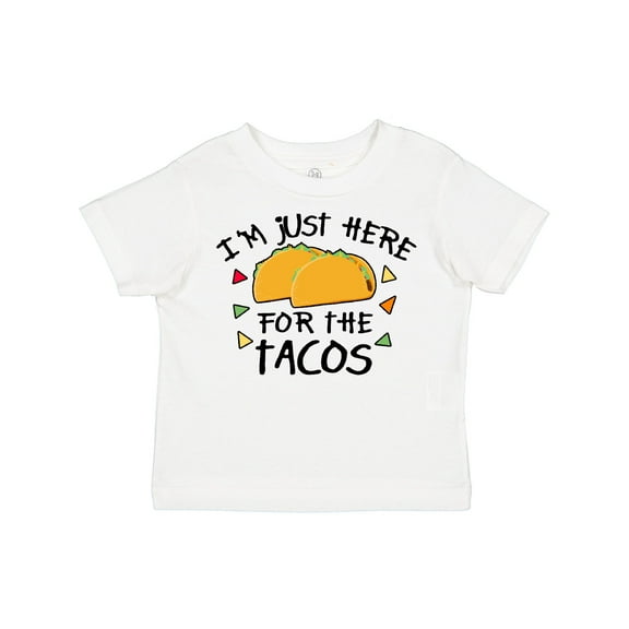 Inktastic I'm Just Here for the Tacos Cinco De Mayo Boys or Girls Toddler T-Shirt