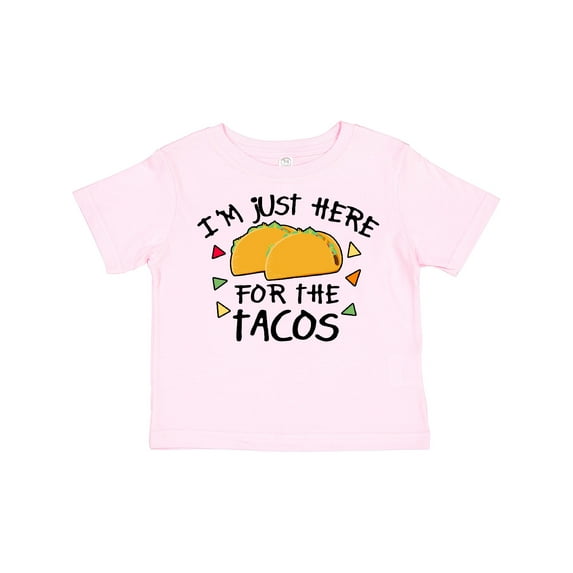 Inktastic I'm Just Here for the Tacos Cinco De Mayo Boys or Girls Toddler T-Shirt