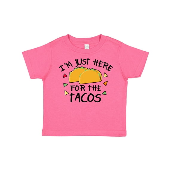 Inktastic I'm Just Here for the Tacos Cinco De Mayo Boys or Girls Toddler T-Shirt