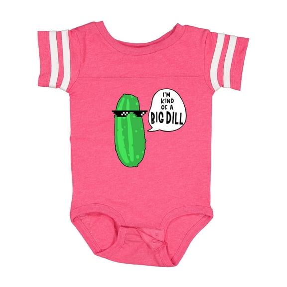 Inktastic I'm Kind of a Big Dill Pickle with Sunglasses Boys or Girls Baby Bodysuit