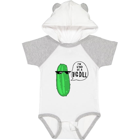 Inktastic I'm Kind of a Big Dill Pickle with Sunglasses Boys or Girls Baby Bodysuit