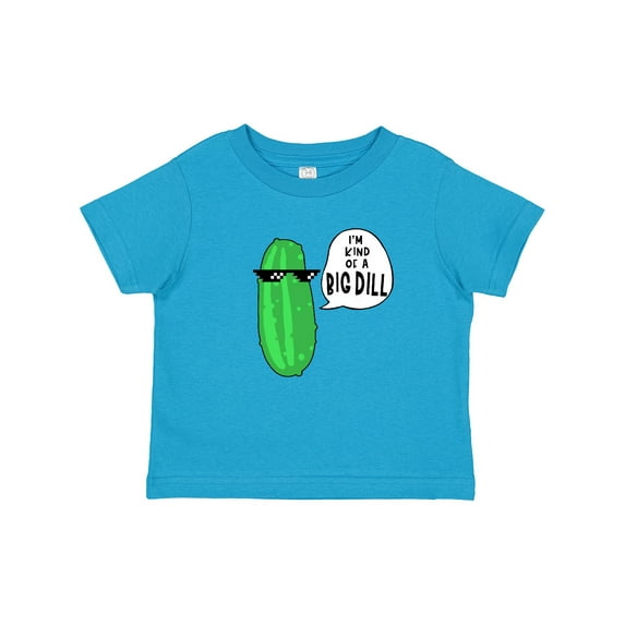 Inktastic I'm Kind of a Big Dill Pickle with Sunglasses Boys or Girls Baby T-Shirt