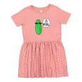 thumbnail image 1 of Inktastic I'm Kind of a Big Dill Pickle with Sunglasses Girls Toddler Dress, 1 of 5