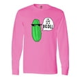thumbnail image 1 of Inktastic I'm Kind of a Big Dill Pickle with Sunglasses Long Sleeve T-Shirt, 1 of 5