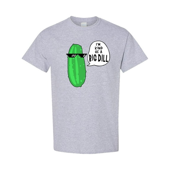 Inktastic I'm Kind of a Big Dill Pickle with Sunglasses T-Shirt