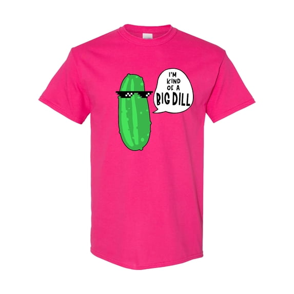 Inktastic I'm Kind of a Big Dill Pickle with Sunglasses T-Shirt