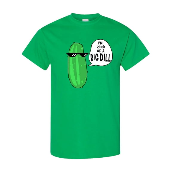 Inktastic I'm Kind of a Big Dill Pickle with Sunglasses T-Shirt