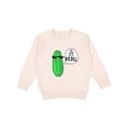 thumbnail image 1 of Inktastic I'm Kind of a Big Dill Pickle with Sunglasses Toddler Sweatshirt, 1 of 4