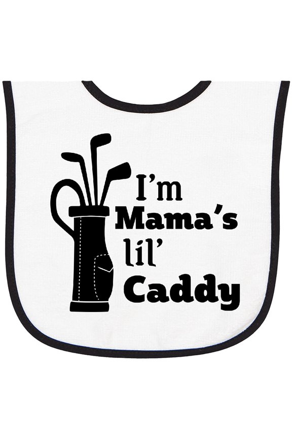 I'm Mama's Lil' Caddy Golf for Kids Baby Terry Cloth Bib