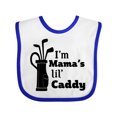 thumbnail image 1 of Inktastic I'm Mama's Lil' Caddy Golf for Kids Boys or Girls Baby Bib, 1 of 4