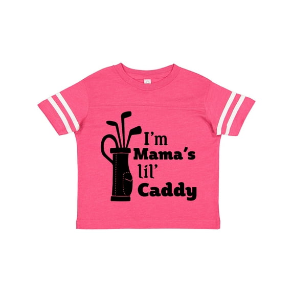 Inktastic I'm Mama's Lil' Caddy- golf for kids Boys or Girls Toddler T-Shirt