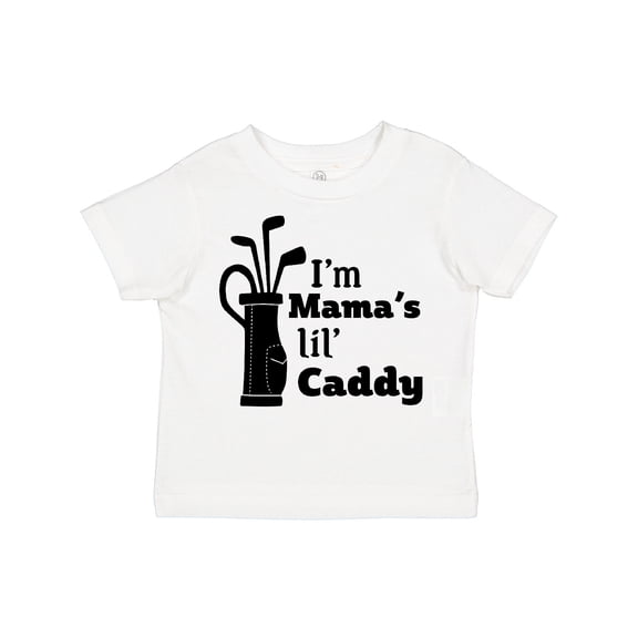 Inktastic I'm Mama's Lil' Caddy- golf for kids Boys or Girls Toddler T-Shirt