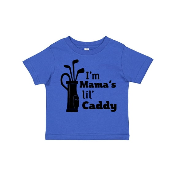 Inktastic I'm Mama's Lil' Caddy- golf for kids Boys or Girls Toddler T-Shirt