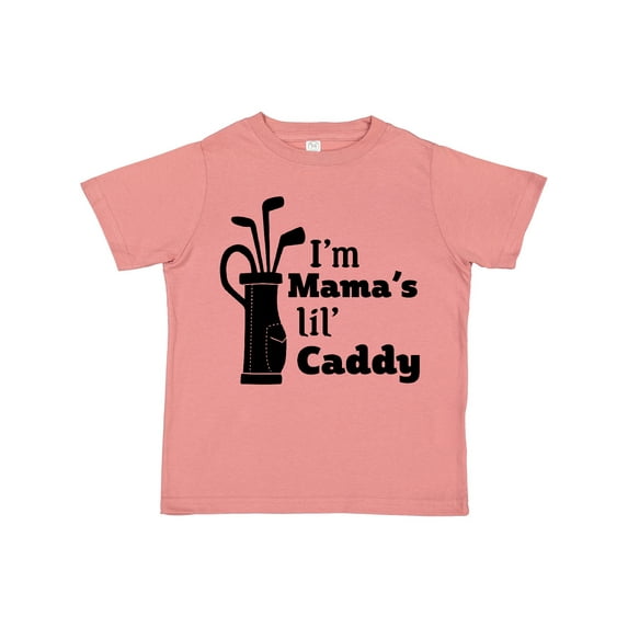 Inktastic I'm Mama's Lil' Caddy- golf for kids Boys or Girls Toddler T-Shirt
