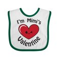 thumbnail image 1 of Inktastic I'm Mimi's Valentine Boys or Girls Baby Bib, 1 of 4