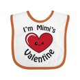 thumbnail image 1 of Inktastic I'm Mimi's Valentine Boys or Girls Baby Bib, 1 of 4