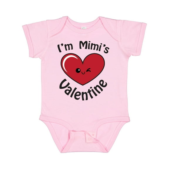 Inktastic I'm Mimi's Valentine Boys or Girls Baby Bodysuit