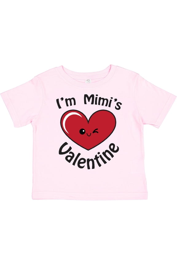 I'm Mimi's Valentine Boys or Girls Toddler T-Shirt