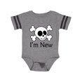 thumbnail image 1 of Inktastic I'm New Cute Skull Baby Boys or Girls Baby Bodysuit, 1 of 4