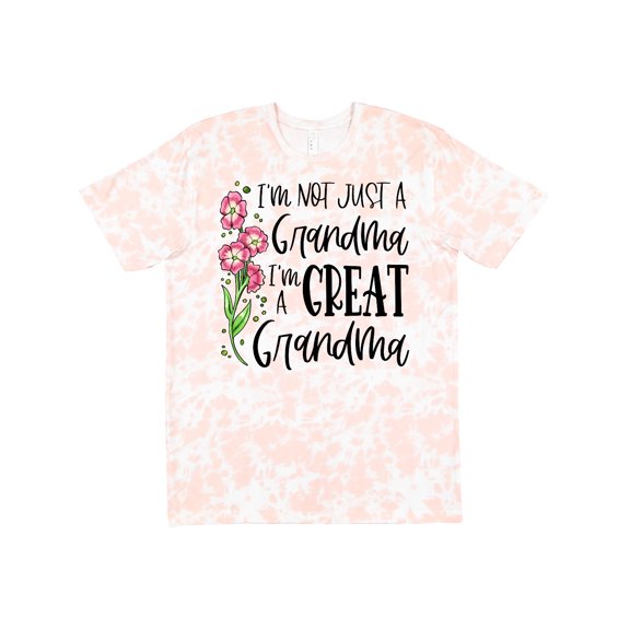 Inktastic I'm Not Just a Grandma, I'm a Great Grandma Flowers T-Shirt