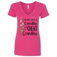 thumbnail image 1 of Inktastic I'm Not Just a Grandma, I'm a Great Grandma Flowers Women's V-Neck T-Shirt, 1 of 5