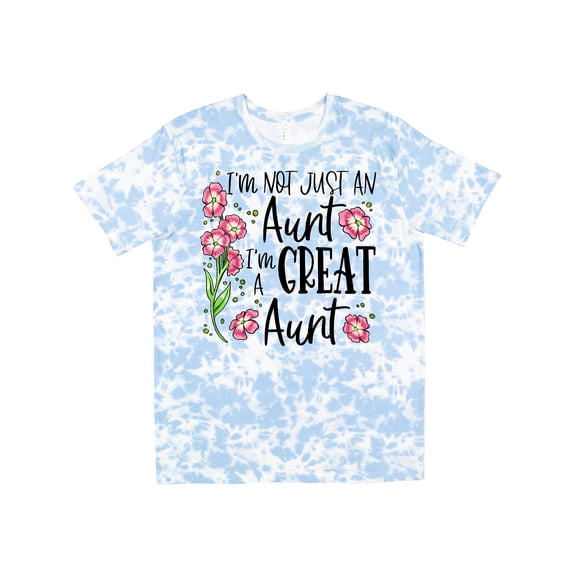 Inktastic I'm Not Just an Aunt, I'm a Great Aunt Flowers T-Shirt