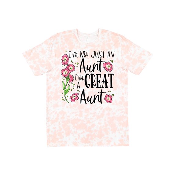Inktastic I'm Not Just an Aunt, I'm a Great Aunt Flowers T-Shirt