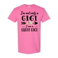 thumbnail image 1 of Inktastic I'm Not Only a Gigi I'm a Great Gigi with Flowers T-Shirt, 1 of 5