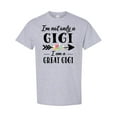 thumbnail image 1 of Inktastic I'm Not Only a Gigi I'm a Great Gigi with Flowers T-Shirt, 1 of 5
