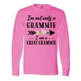 thumbnail image 1 of Inktastic I'm Not Only a Grammie I'm a Great Grammie with Flowers Long Sleeve T-Shirt, 1 of 5