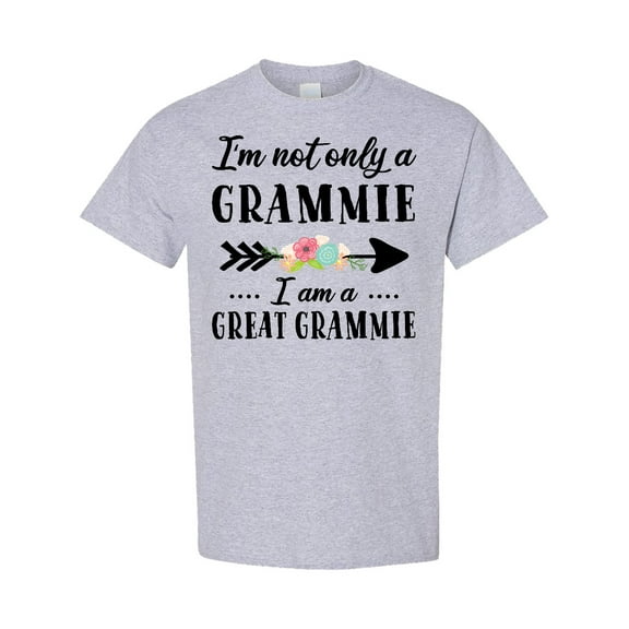 Inktastic I'm Not Only a Grammie I'm a Great Grammie with Flowers T-Shirt