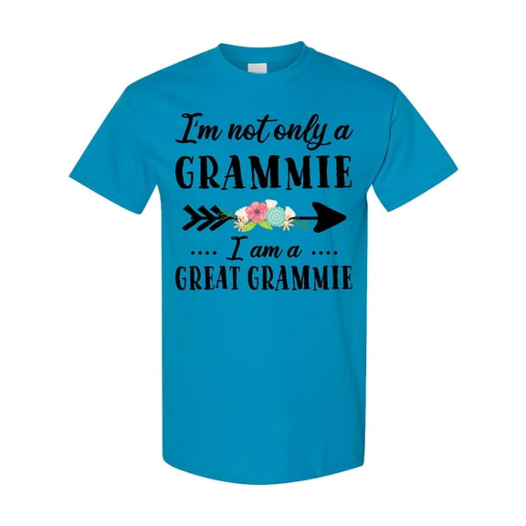 Inktastic I'm Not Only a Grammie I'm a Great Grammie with Flowers T-Shirt