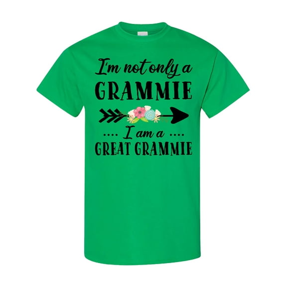 Inktastic I'm Not Only a Grammie I'm a Great Grammie with Flowers T-Shirt
